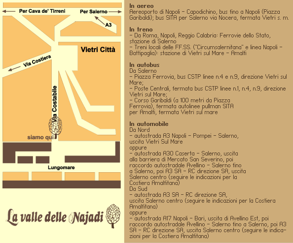 coem raggiungere Valle delle Najadi